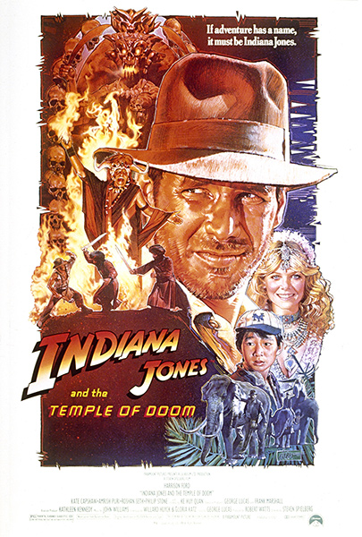 Indiana Jones and the Temple of Doom (1984) Movie Poster