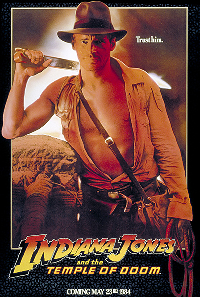 Indiana Jones and the Temple of Doom (1984) Movie Poster