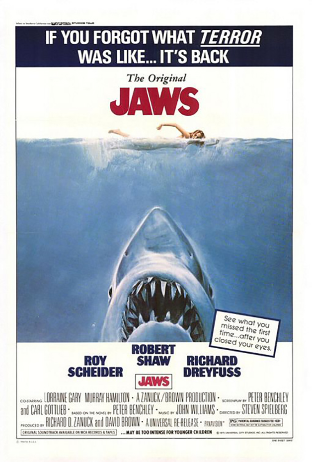 Jaws (1975) Movie Poster