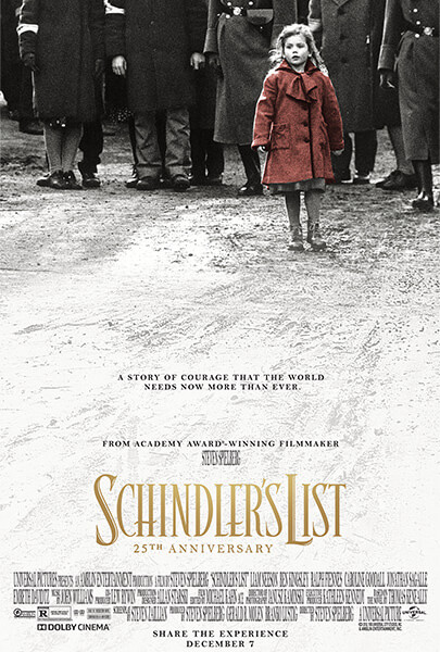 Schindler’s List (1993) Movie Poster