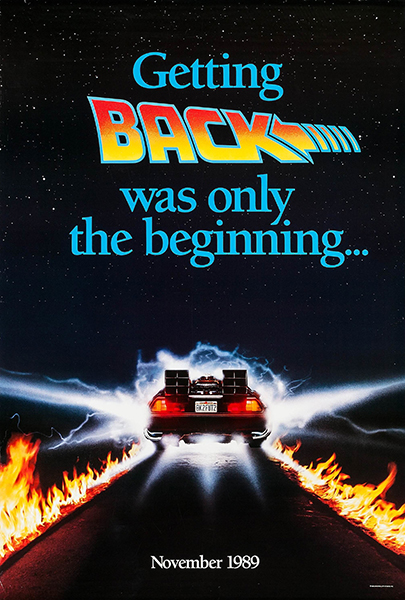 Back to the Future Part II (1989) Movie Poster