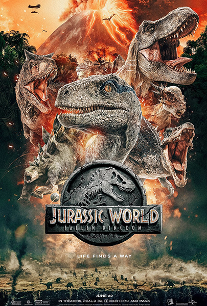 Jurassic World Fallen Kingdom (2018) Movie Poster