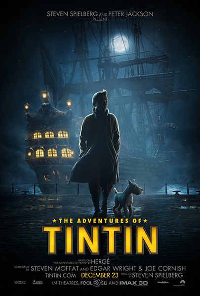 The Adventures of Tintin (2011) Movie Poster