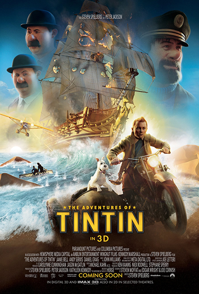 The Adventures of Tintin (2011) Movie Poster