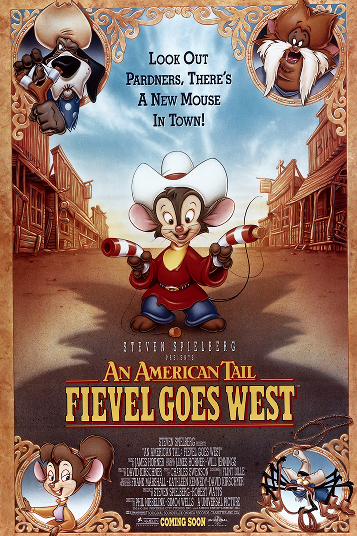 An American Tail: Fievel Goes West (1991) Movie Poster