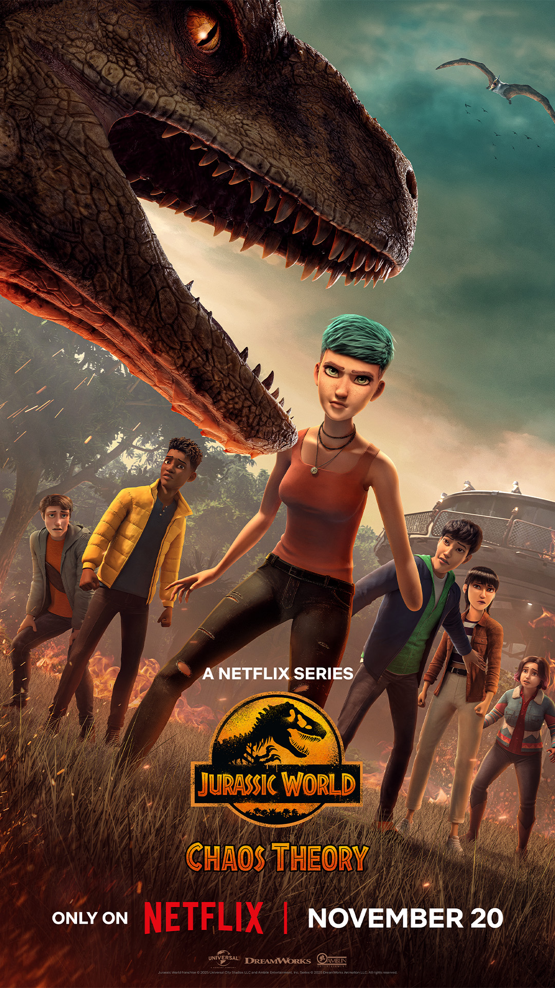 Jurassic World Chaos Theory Poster